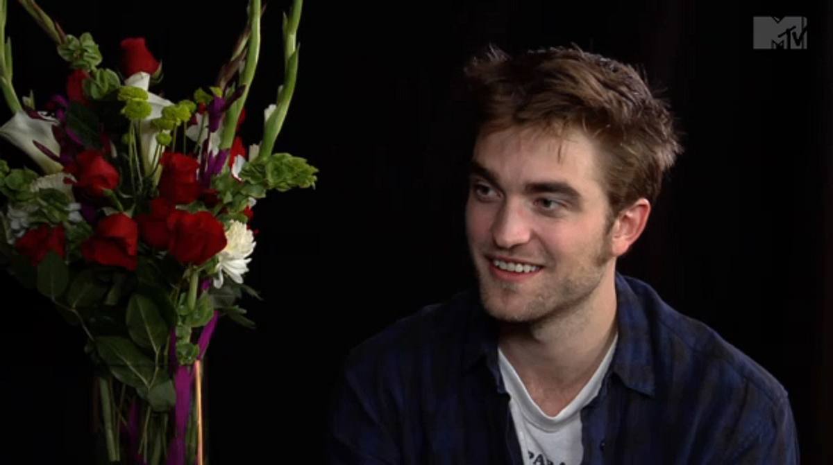 Robert Pattinson beim Interview!