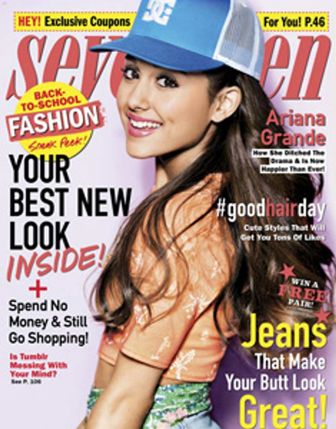 Ariana Grande ist auf dem Cover der neuen Seventeen zu sehen