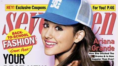 Ariana Grande ist auf dem Cover der neuen Seventeen zu sehen