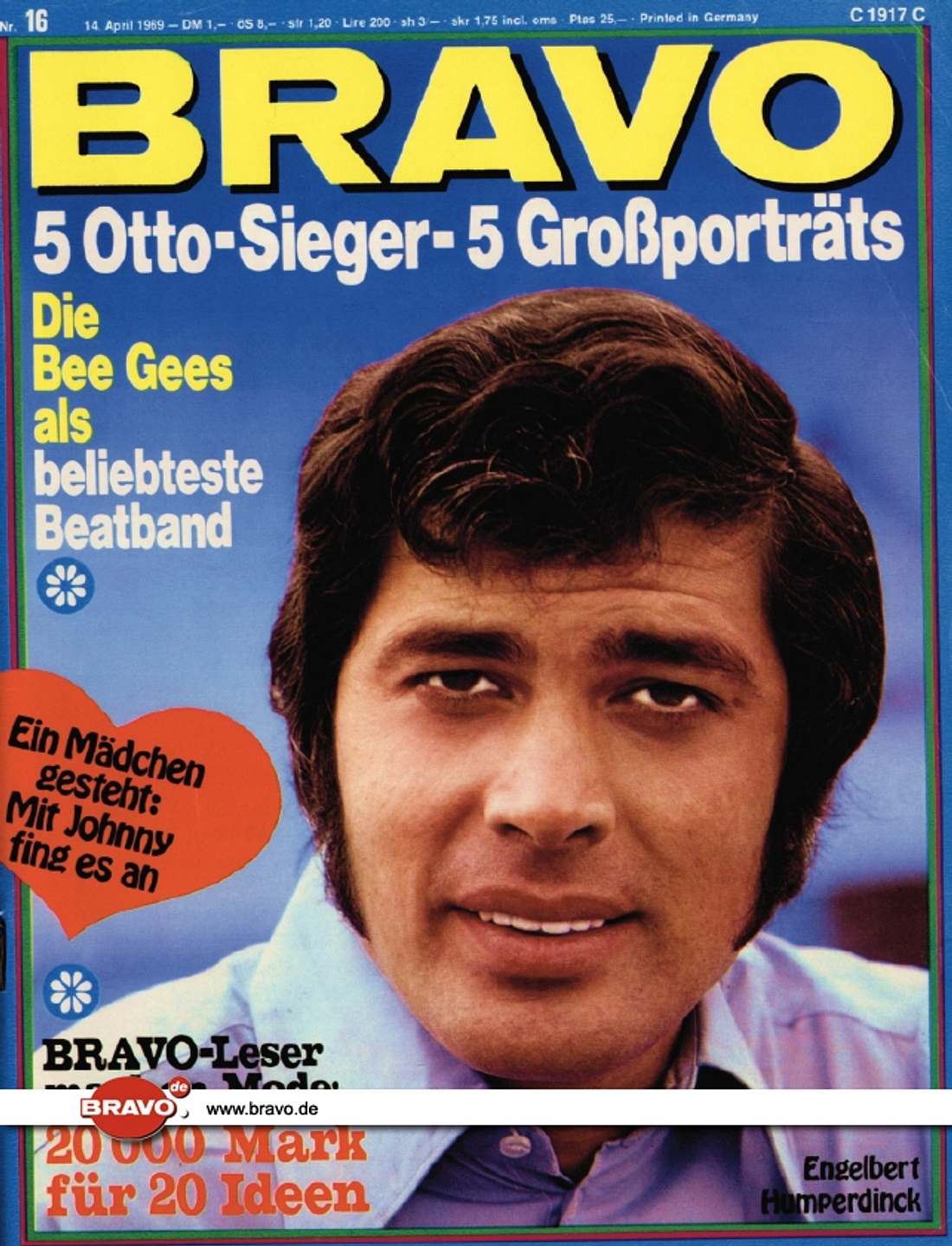 BRAVO Titelbilder 1969 BRAVO Titelbilder 1969 BRAVO