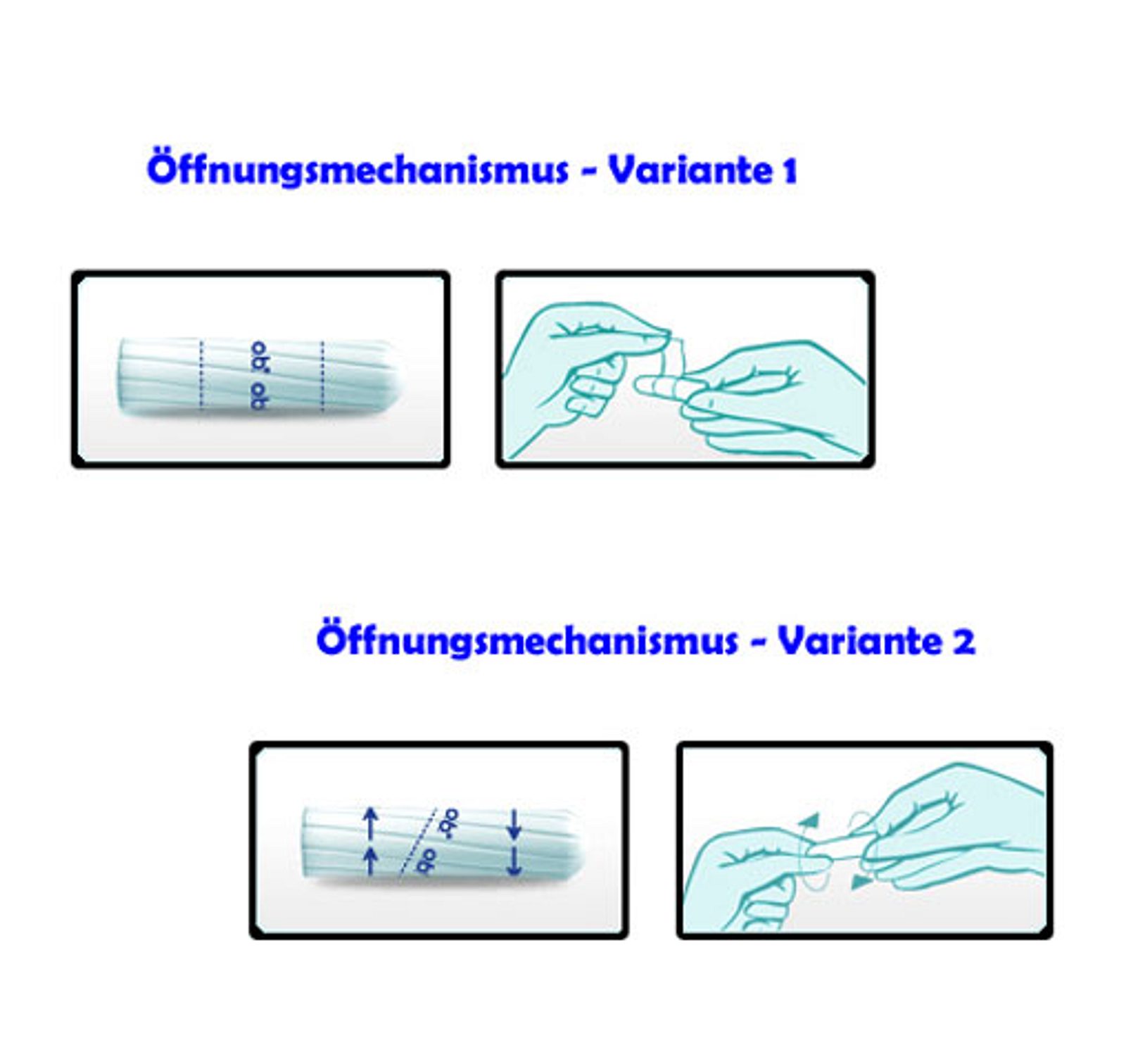 Tampon einführen step by step BRAVO
