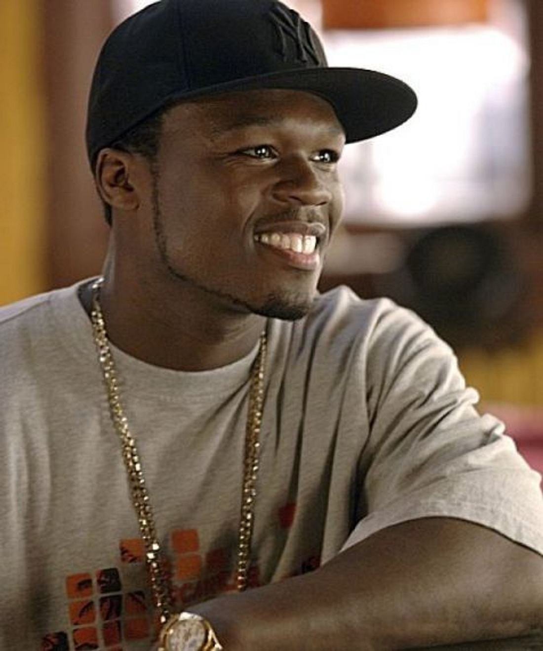 50 Cent in seinem Film 'Get Rich Or Die Tryin''.