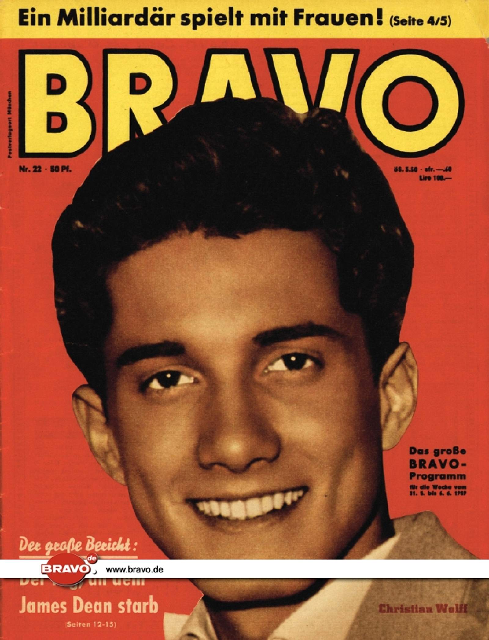BRAVO Titelbilder 1959 BRAVO Titelbilder 1959 BRAVO