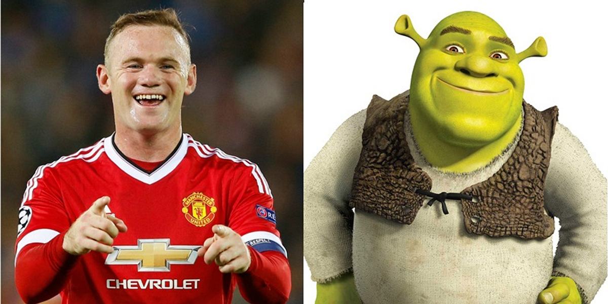 Wayne Rooney Shrek