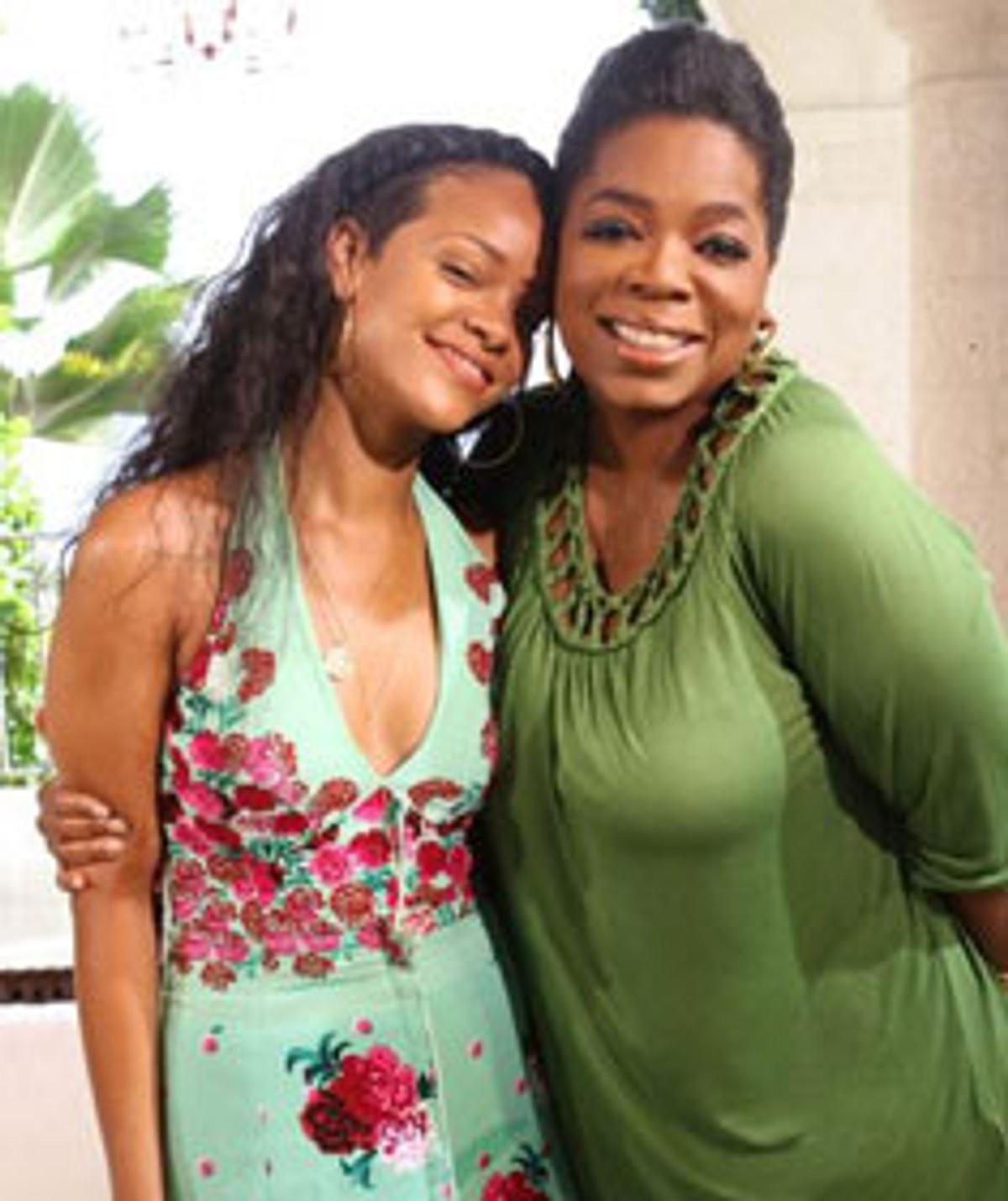 RiRi und Oprah in Barbados.