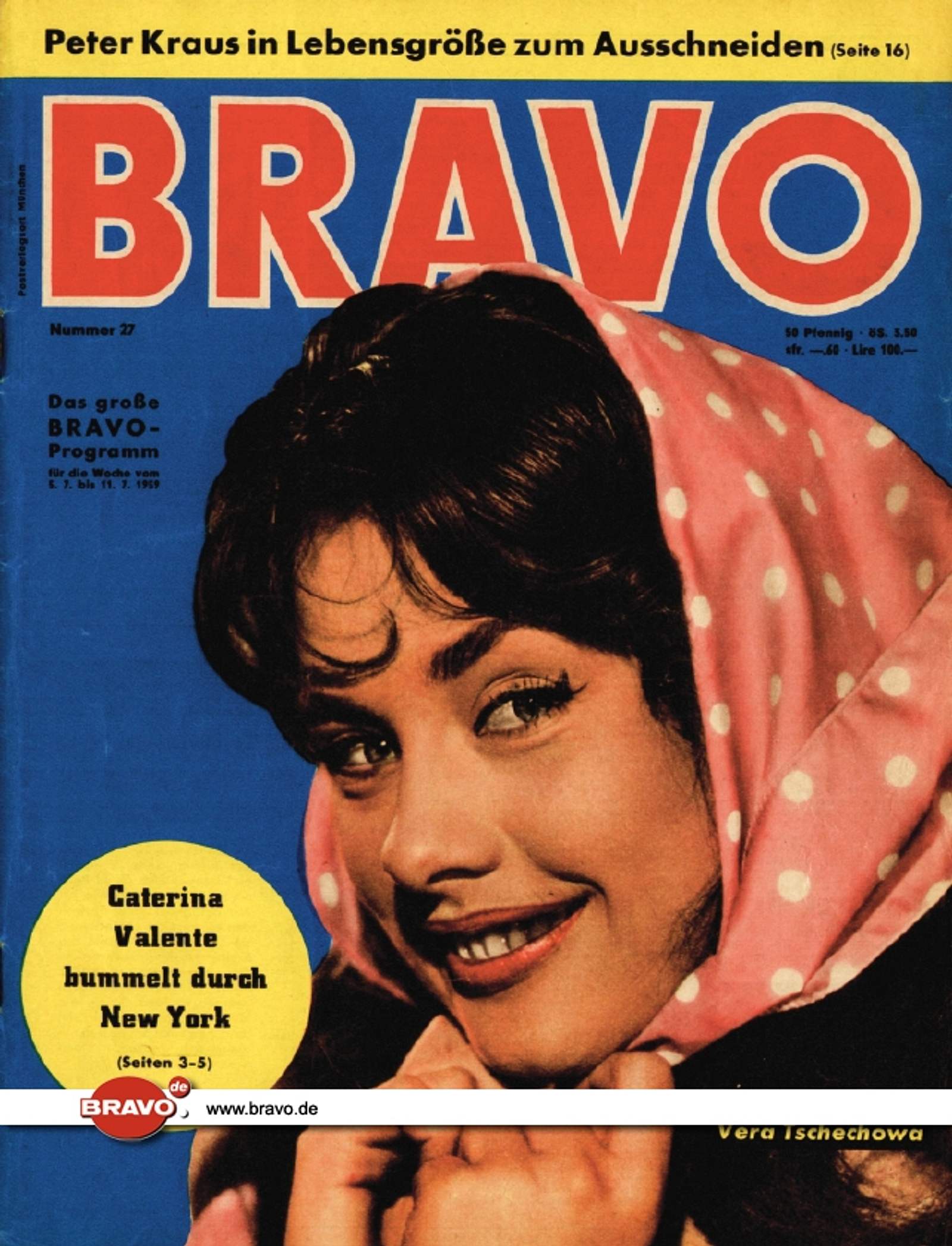 BRAVO Titelbilder 1959 BRAVO Titelbilder 1959 BRAVO