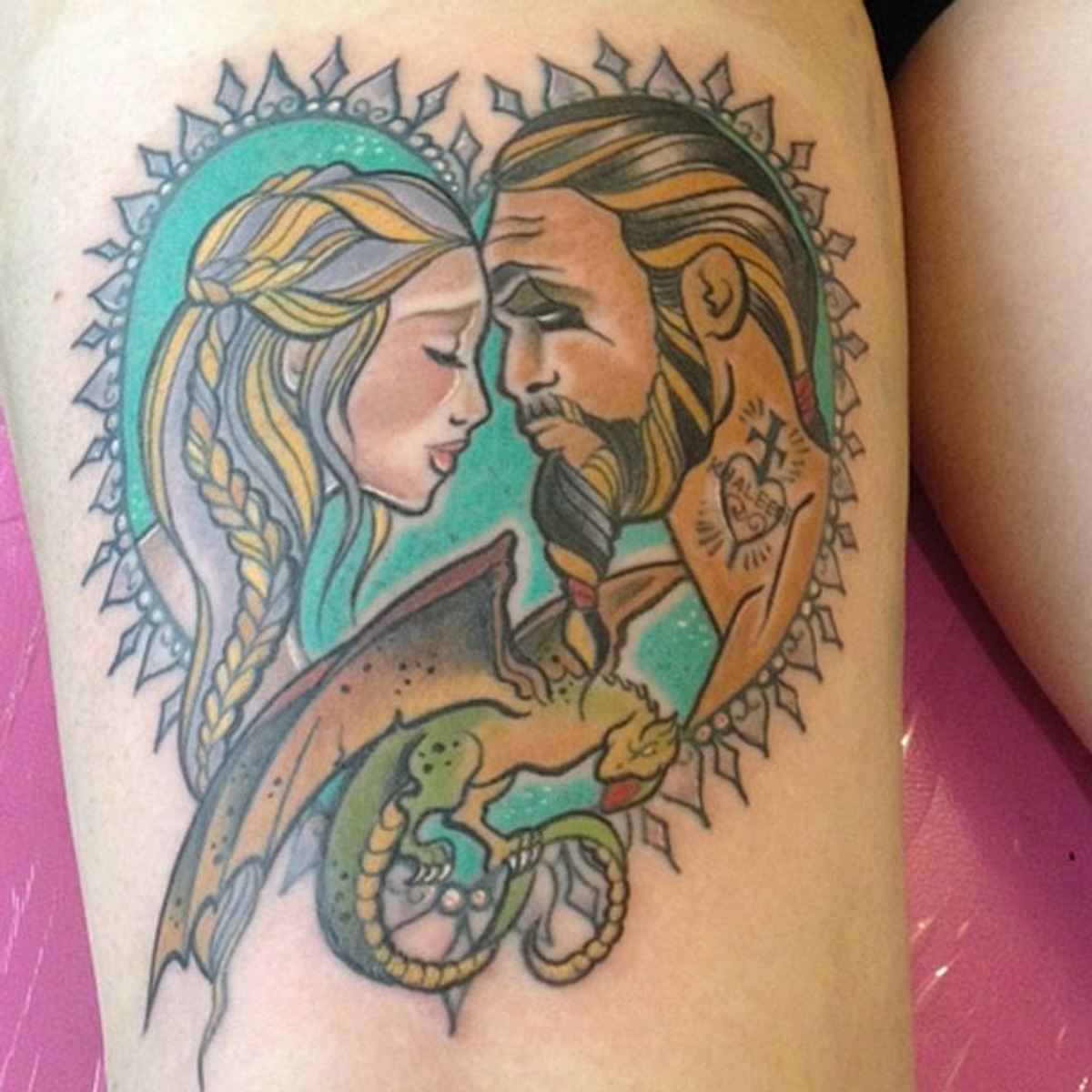 Game Of Thrones Tattoo Khal Drogo Khaleesi