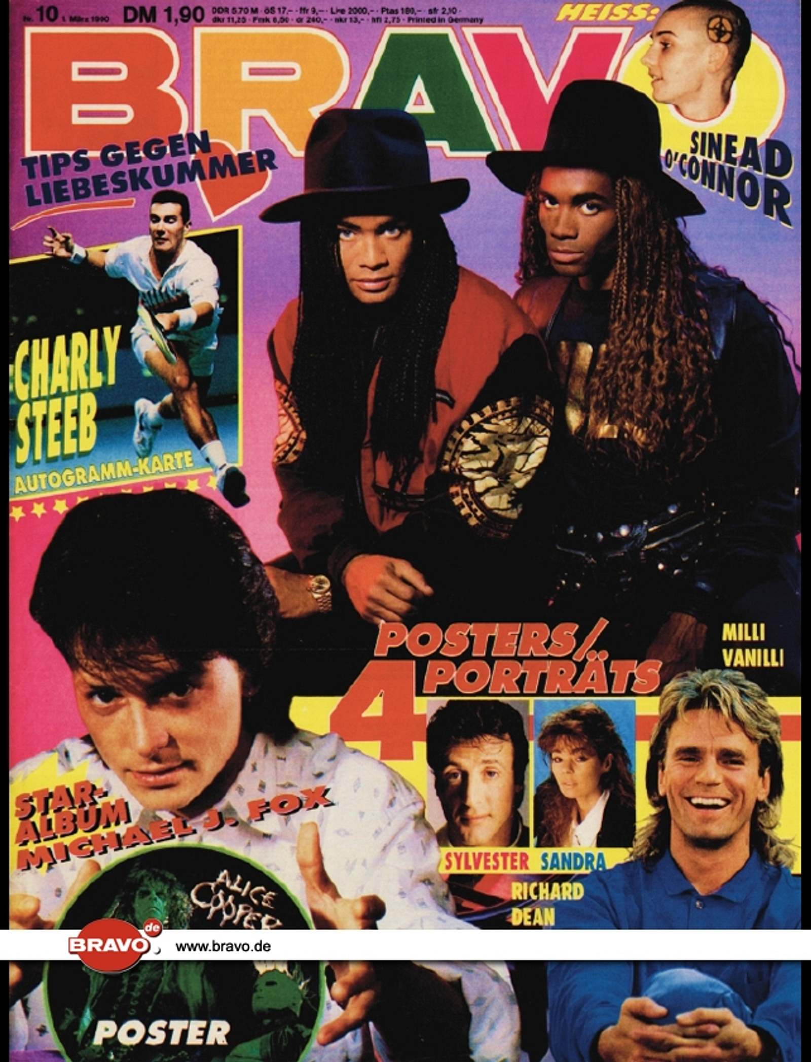 BRAVO Titelbilder 1990 BRAVO Titelbilder 1990 BRAVO