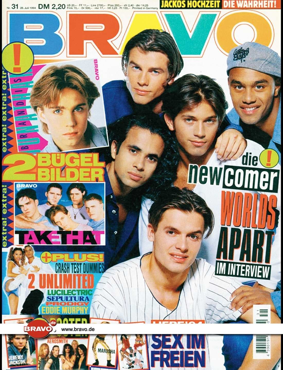 BRAVO Titelbilder 1994 BRAVO Titelbilder 1994 BRAVO