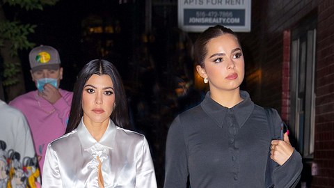Addison Rae und Kourtney Kardashian lieben es, geimsam auszugehen und Workouts zu machen! - Foto: Gotham / getty images