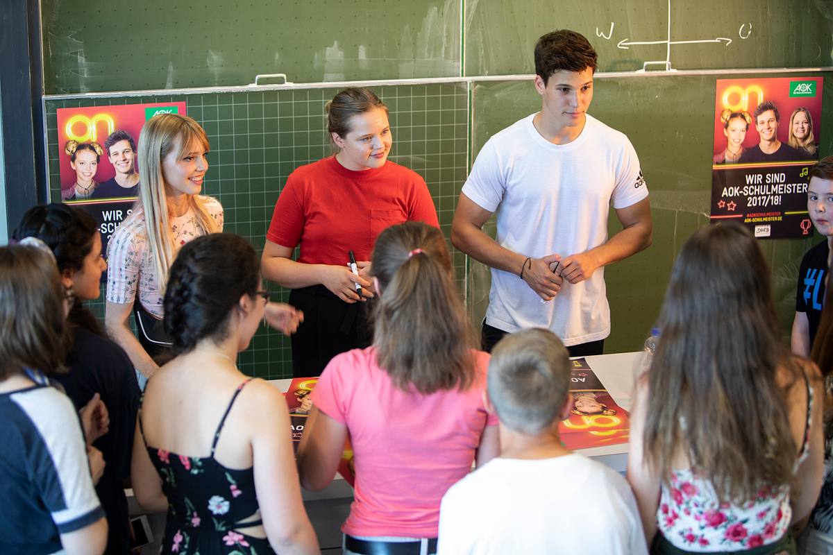 Wincent Weiss, LINA und Lina Maly machen Schüler happy