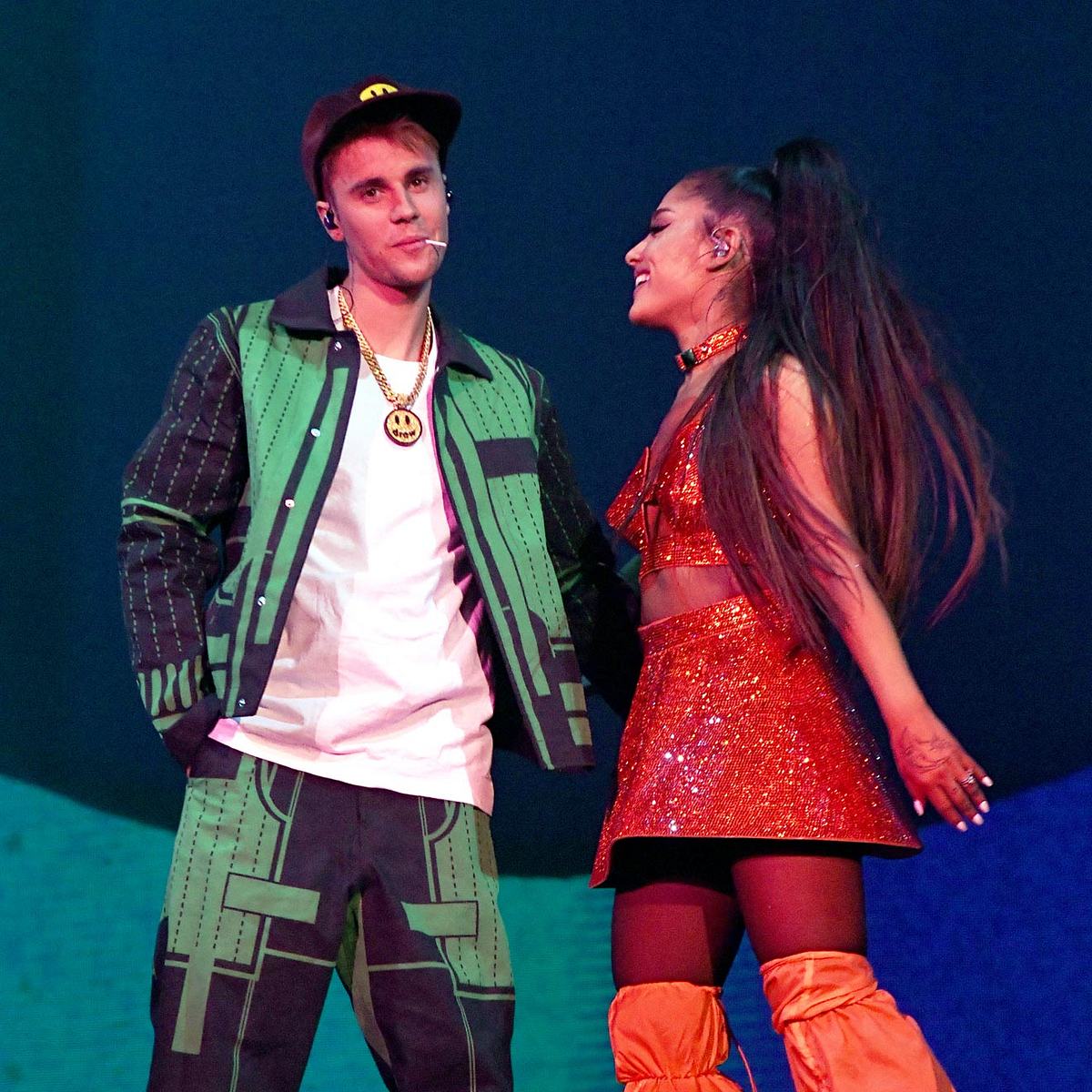 Justin Bieber und Ariana Grande traten zusammen auf dem Coachella-Festival auf