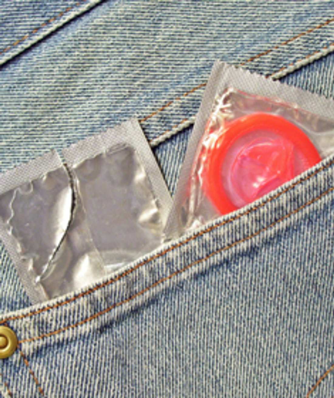 Kondom geht nicht über die Eichel!