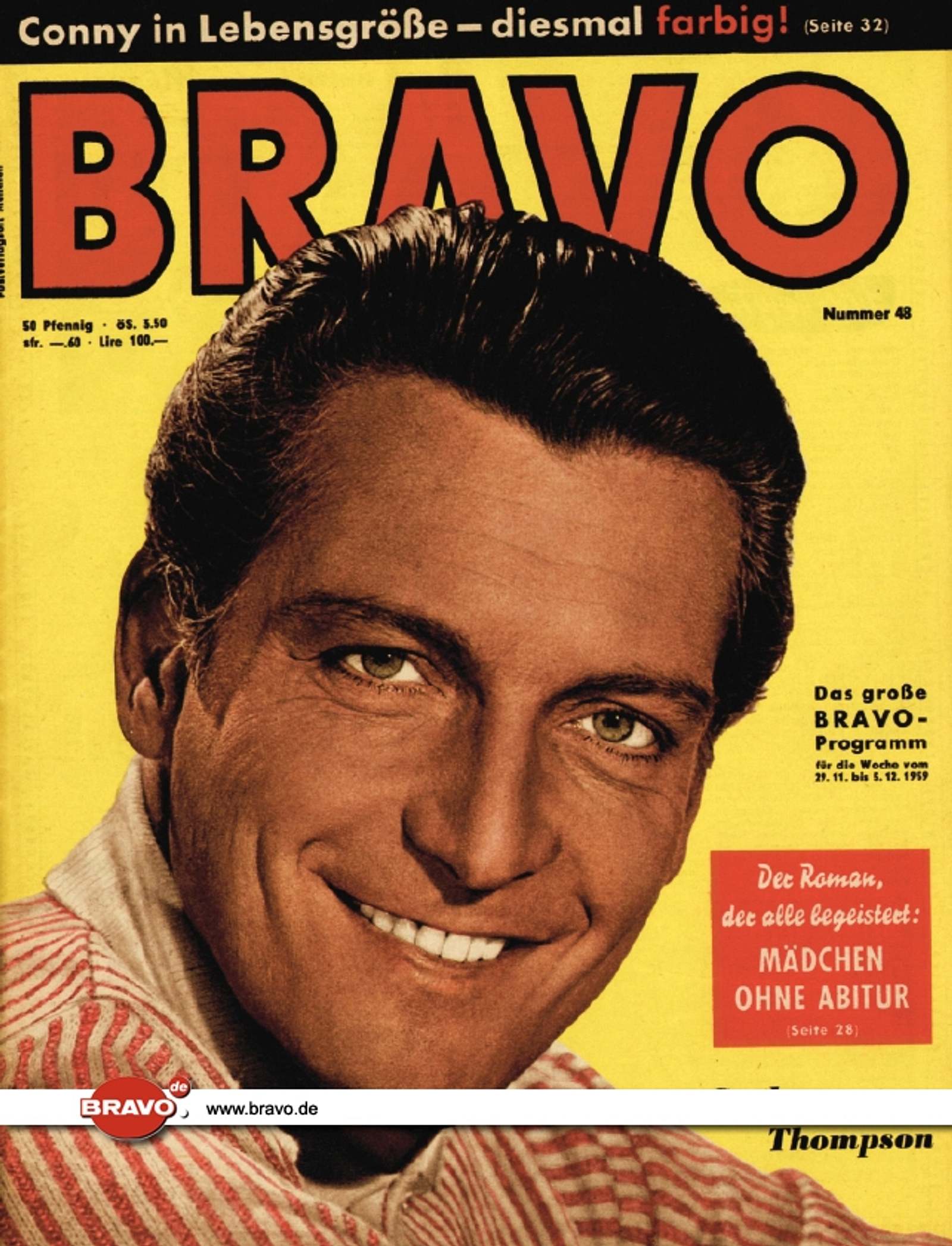 BRAVO Titelbilder 1959 BRAVO Titelbilder 1959 BRAVO