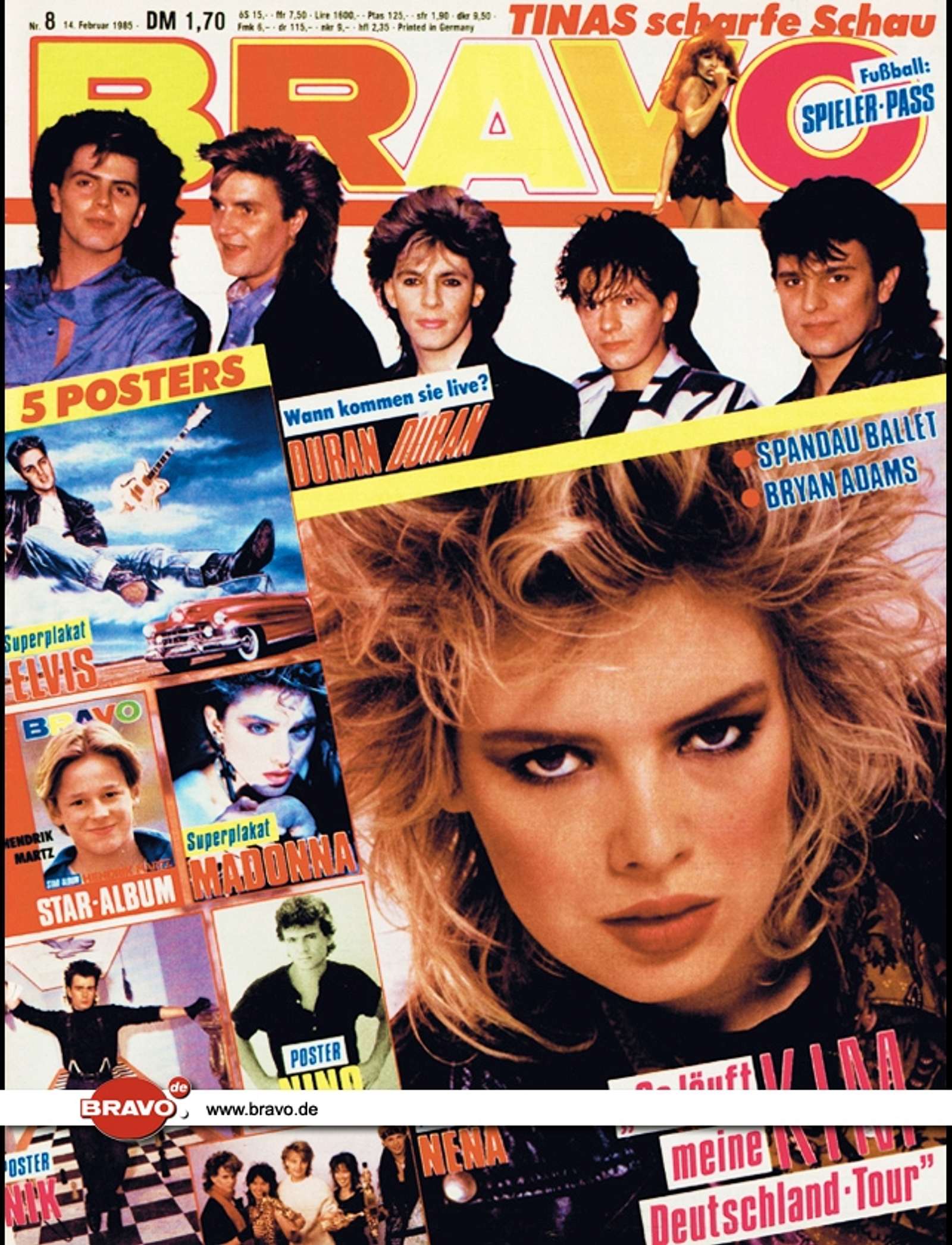 Bravo Titelbilder 1985 Bravo Titelbilder 1985 Bravo 9445