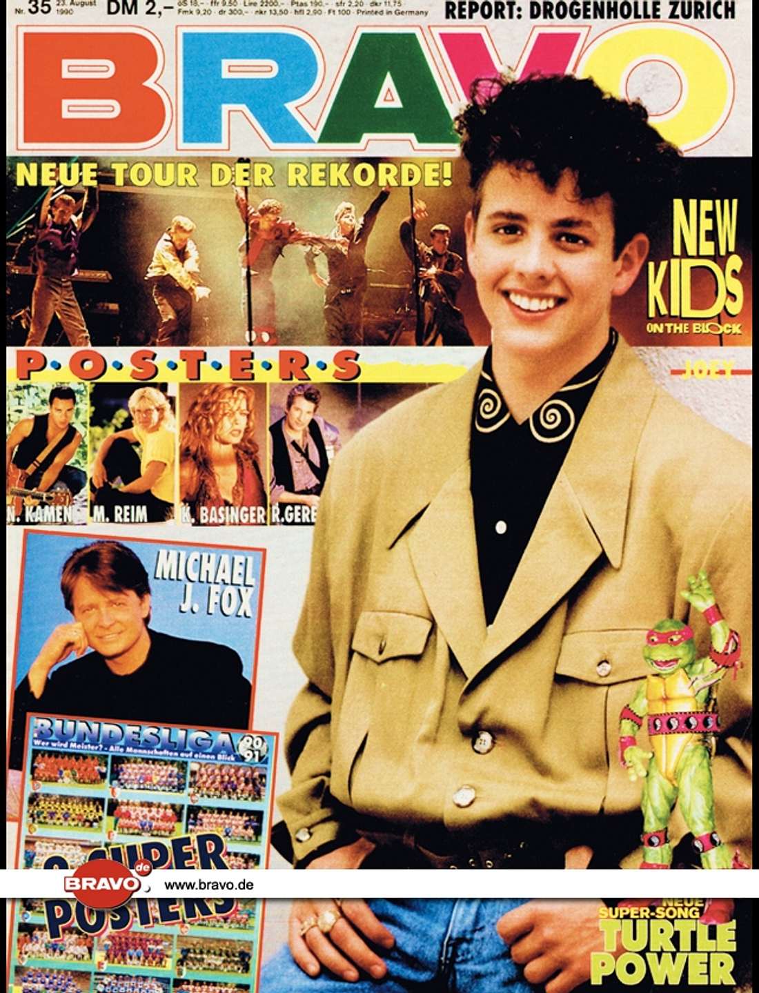 BRAVO Titelbilder 1990 BRAVO Titelbilder 1990 BRAVO