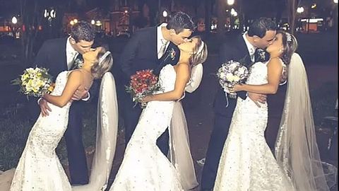 Video: Diese Drillinge heiraten gleichzeitig (im gleichen Kleid)! - Foto: ViralVideosTV1/YouTube