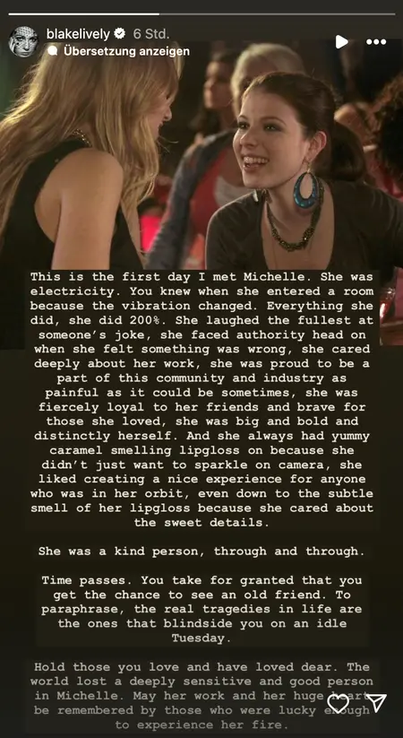 Blake Lively Statement