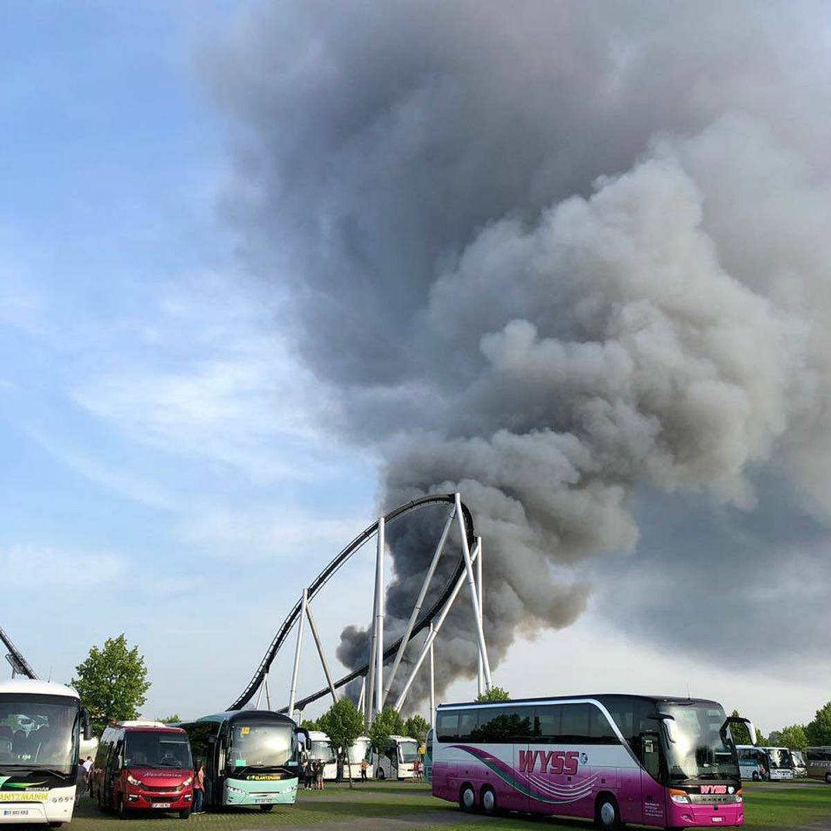 Live-Reportage: So habe ich den Brand im Europa-Park erlebt