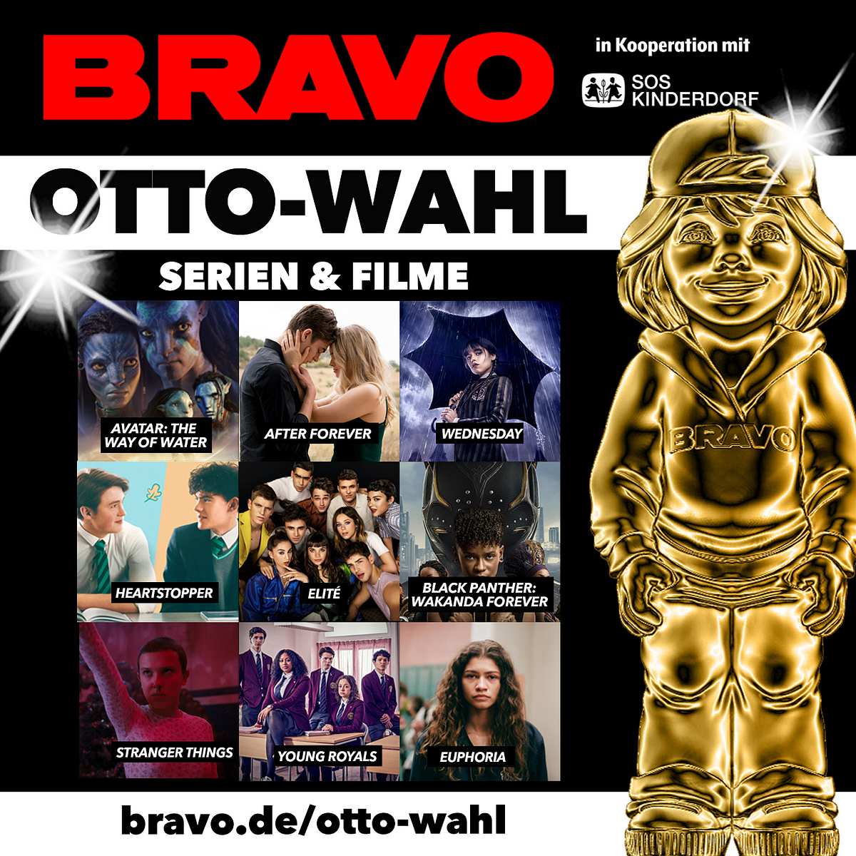 BRAVO Otto Wahl 2022: Serien & Filme
