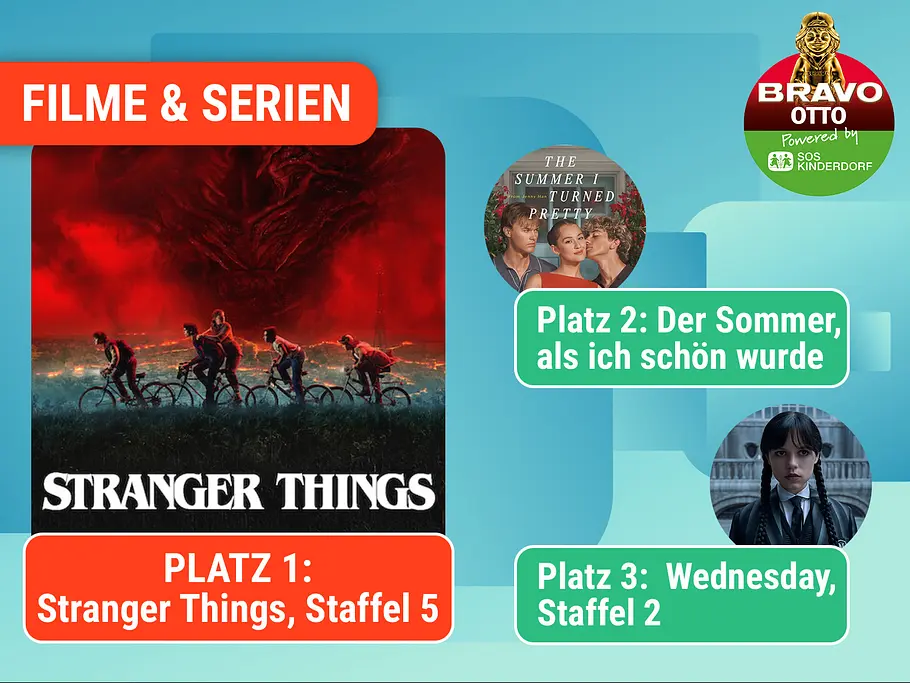 bravo-otto-wahl-2025-filme-und-serien BRAVO Otto Wahl 2025 Sieger-Serie: Stranger Things