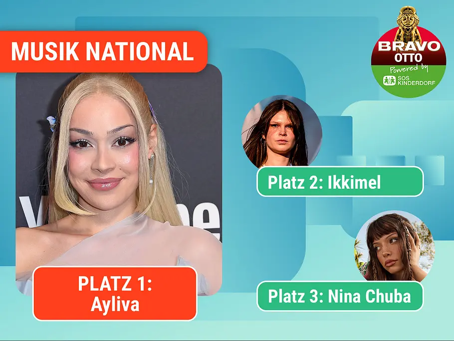 Musik national BRAVO Otto Gewinner BRAVO Otto Wahl 2025 Siegerin Ayliva