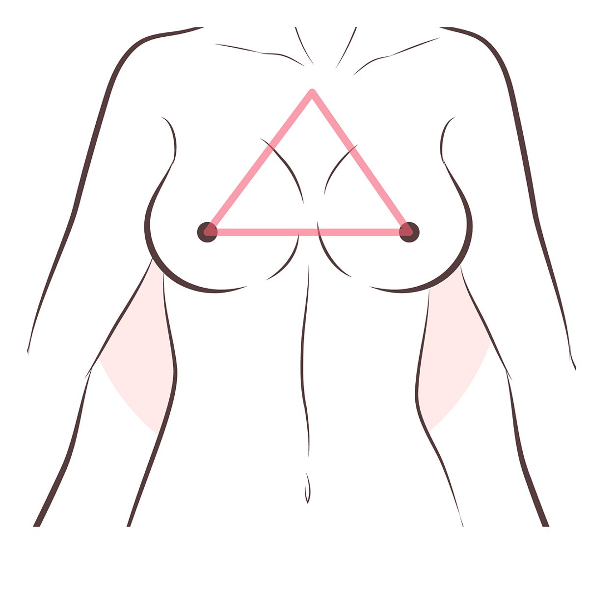 Brüste Form runde Brust