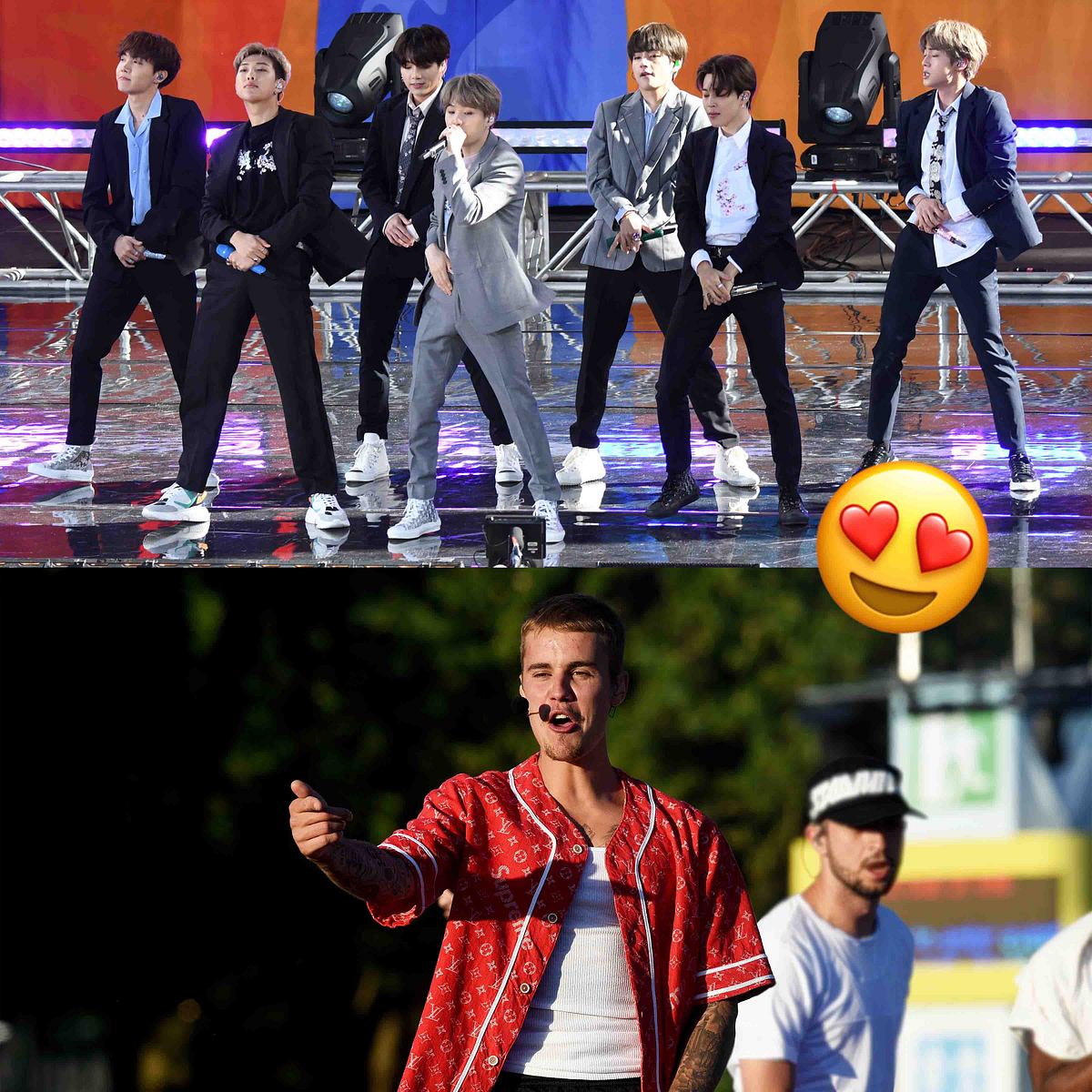 BTS und Justin Bieber arbeiten an einem gemeinsamen Song ?