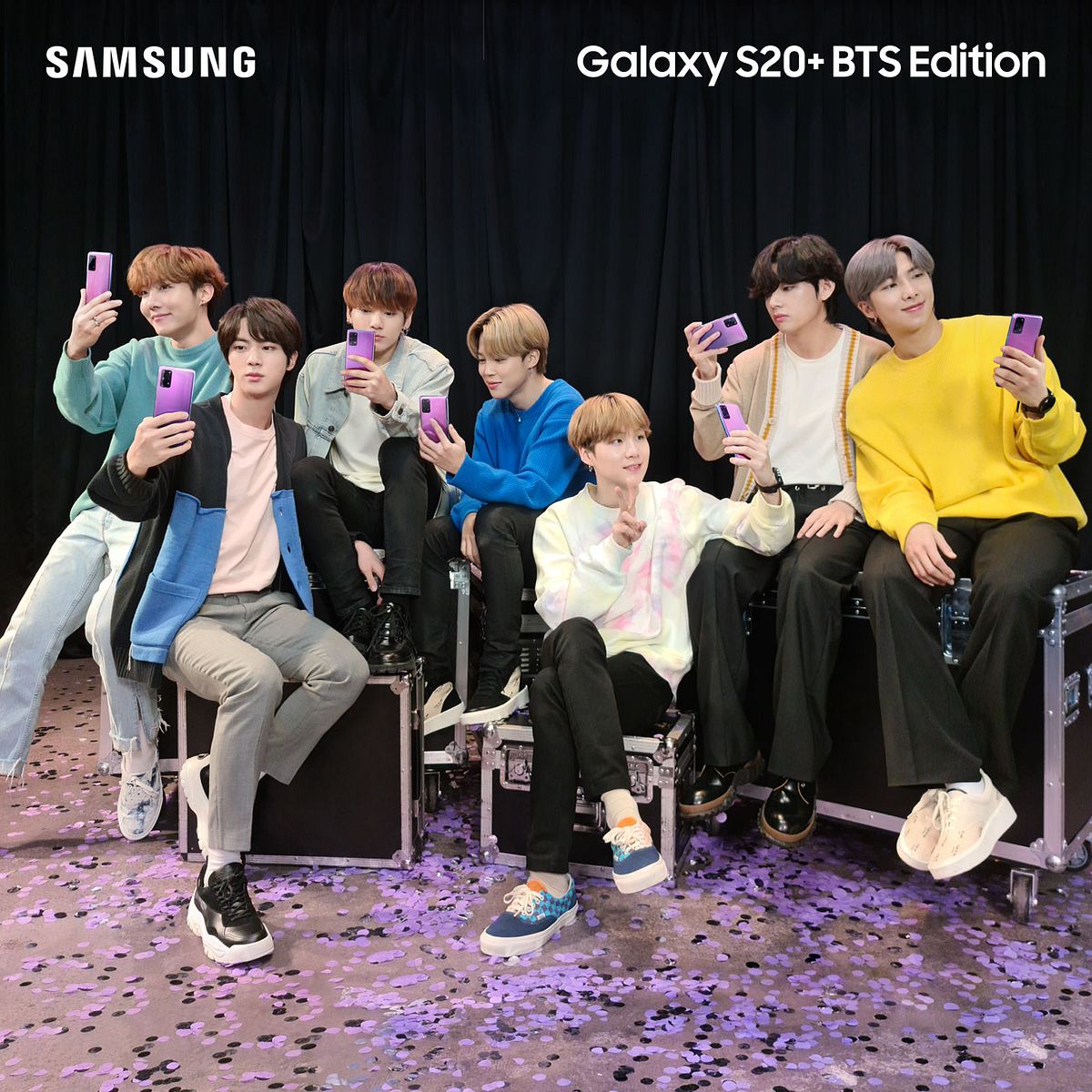 BTS x Samsung: Die lila Band-Edition des Galaxy S20+