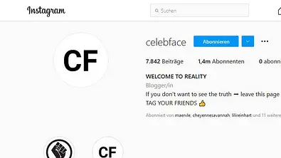celebface deckt krasse Insta-Lügen auf! - Foto: instagram @celebface