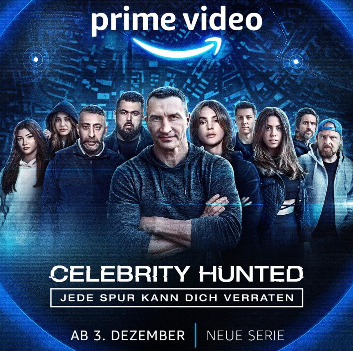 Viele bekannte Gesichter gehen bei der Amazon Prime Serie Celebrity Hunted an den Start.