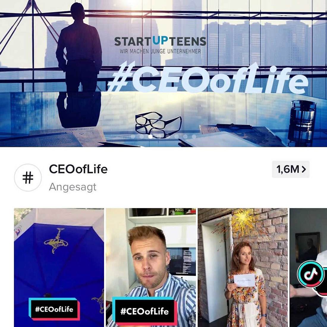 #CEOofLife: TikTok für junge Unternehmensgründer