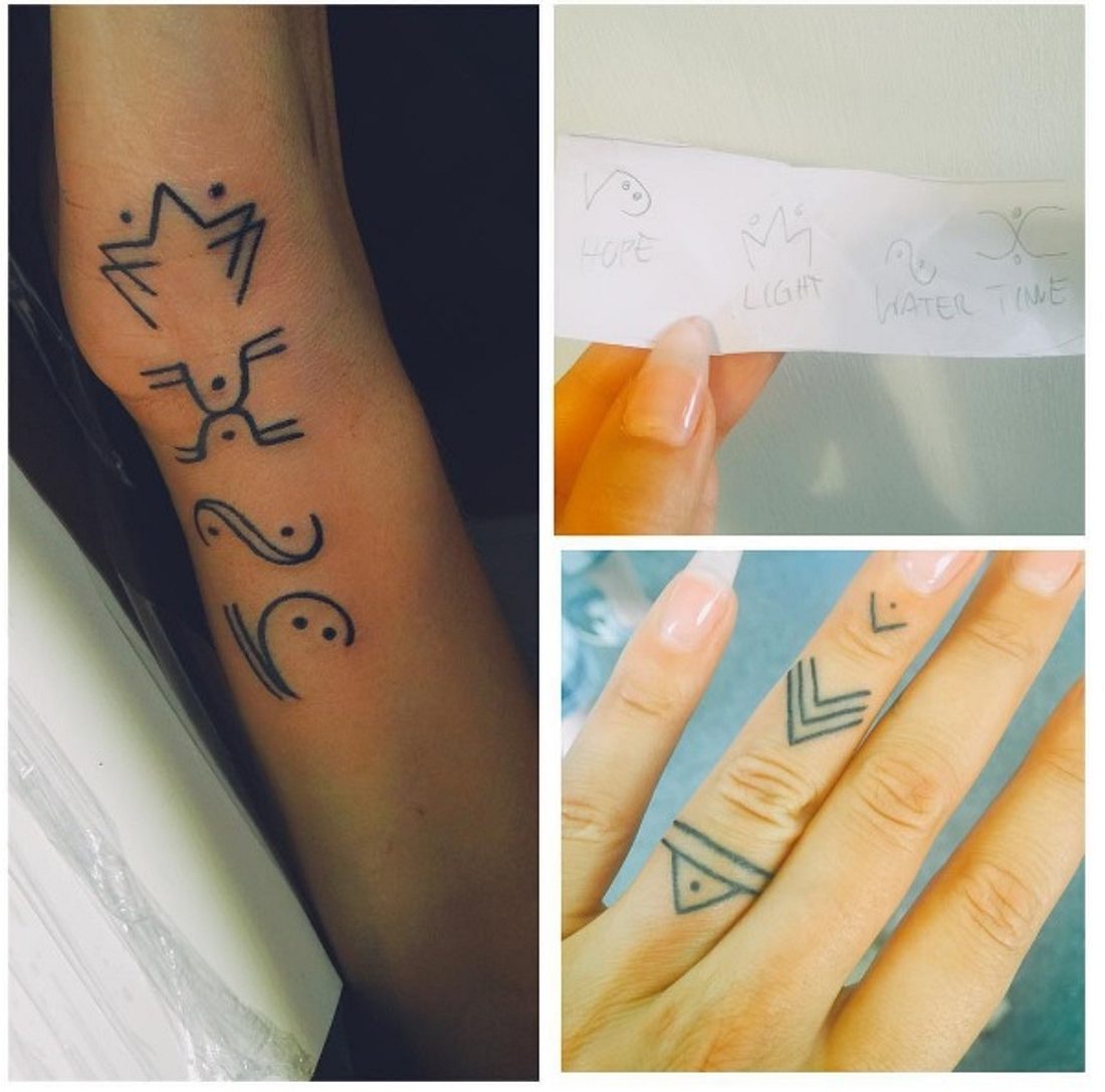 Bilder für die Ewigkeit Stars und ihre Tattoos Bilder für die