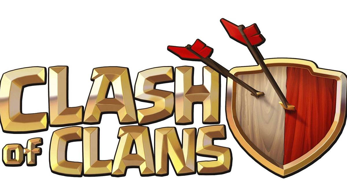 Man sieht das Logo des Handyspiels „Clash of Clans“.