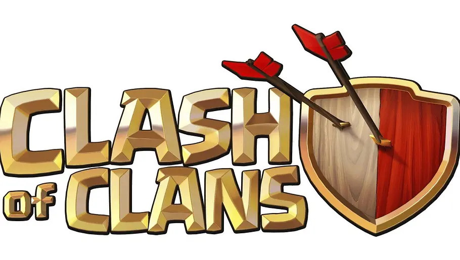 Man sieht das Logo des Handyspiels „Clash of Clans“.