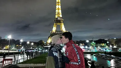 Cute Queer-Pärchen: Lukas und René - Foto: Instagram/@itslukaswhite