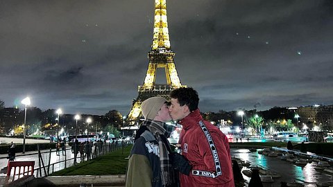 Cute Queer-Pärchen: Lukas und René - Foto: Instagram/@itslukaswhite