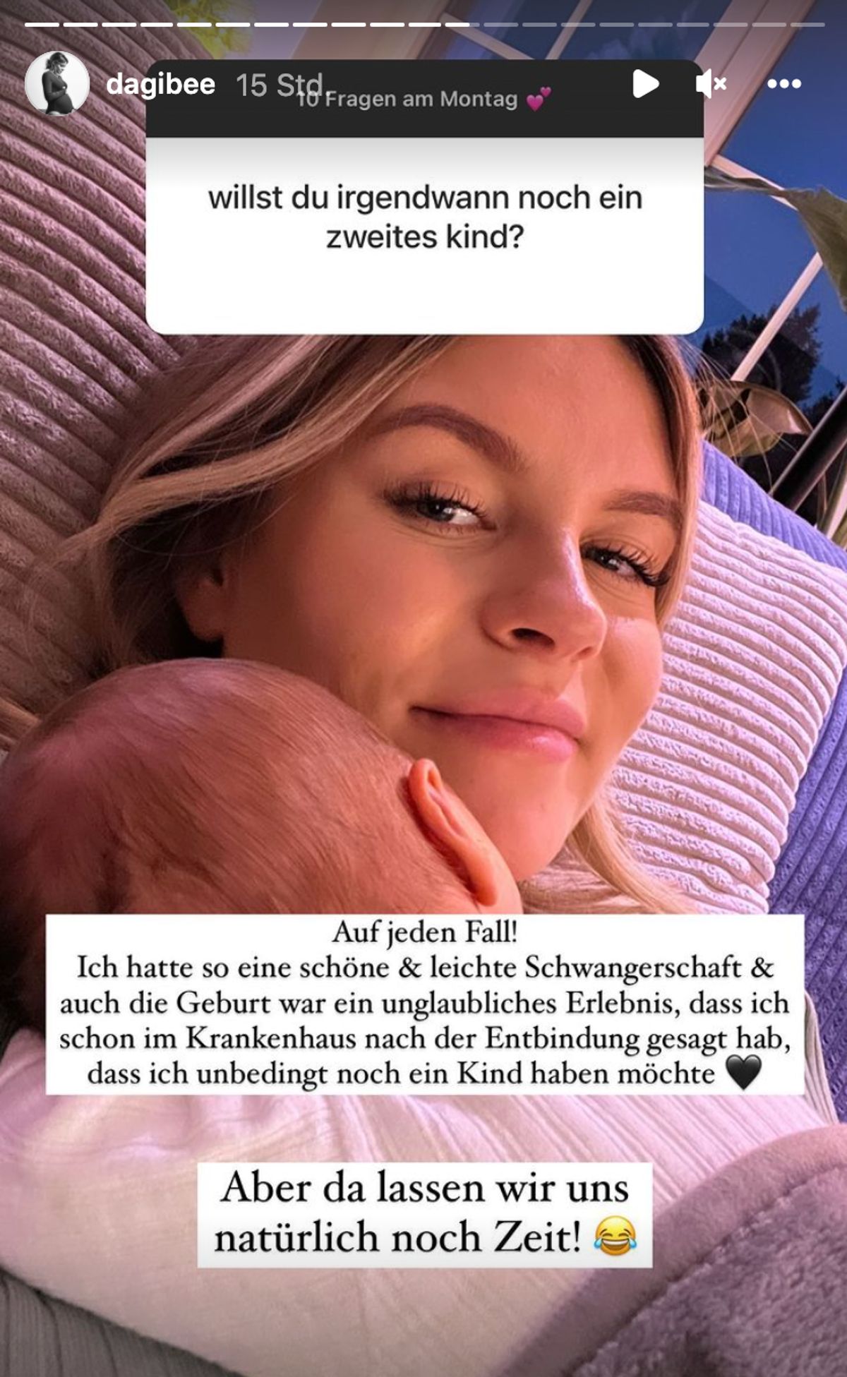 Dagi Bee verrät neue Details zur Familien-Planung