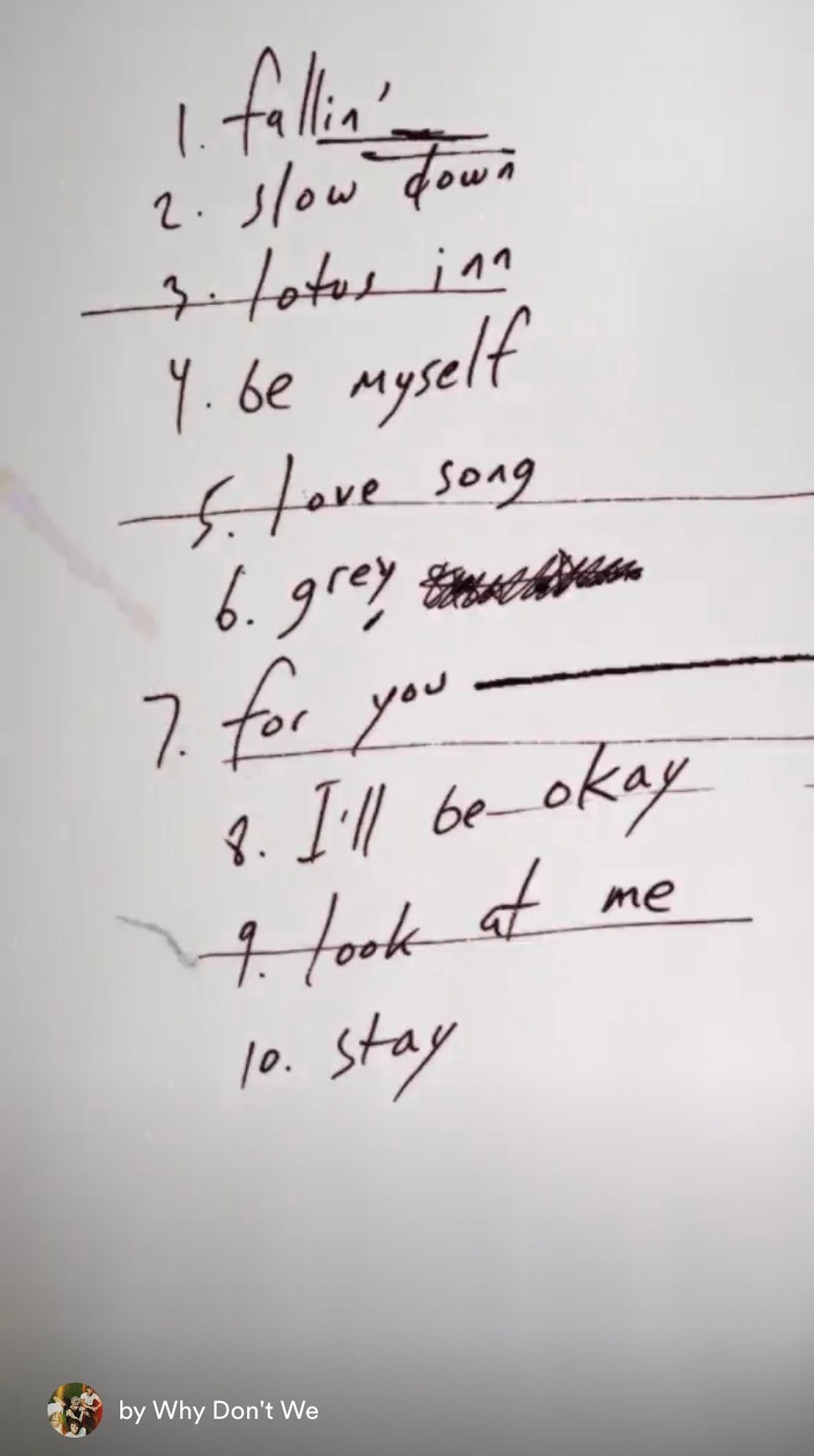 Daniel Seavey leaked Tracklist von “The Good Times And The Bad Ones”