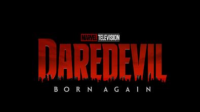 Man sieht das Logo der Serie „Daredevil: Born Again“ - Foto: Disney / Marvel