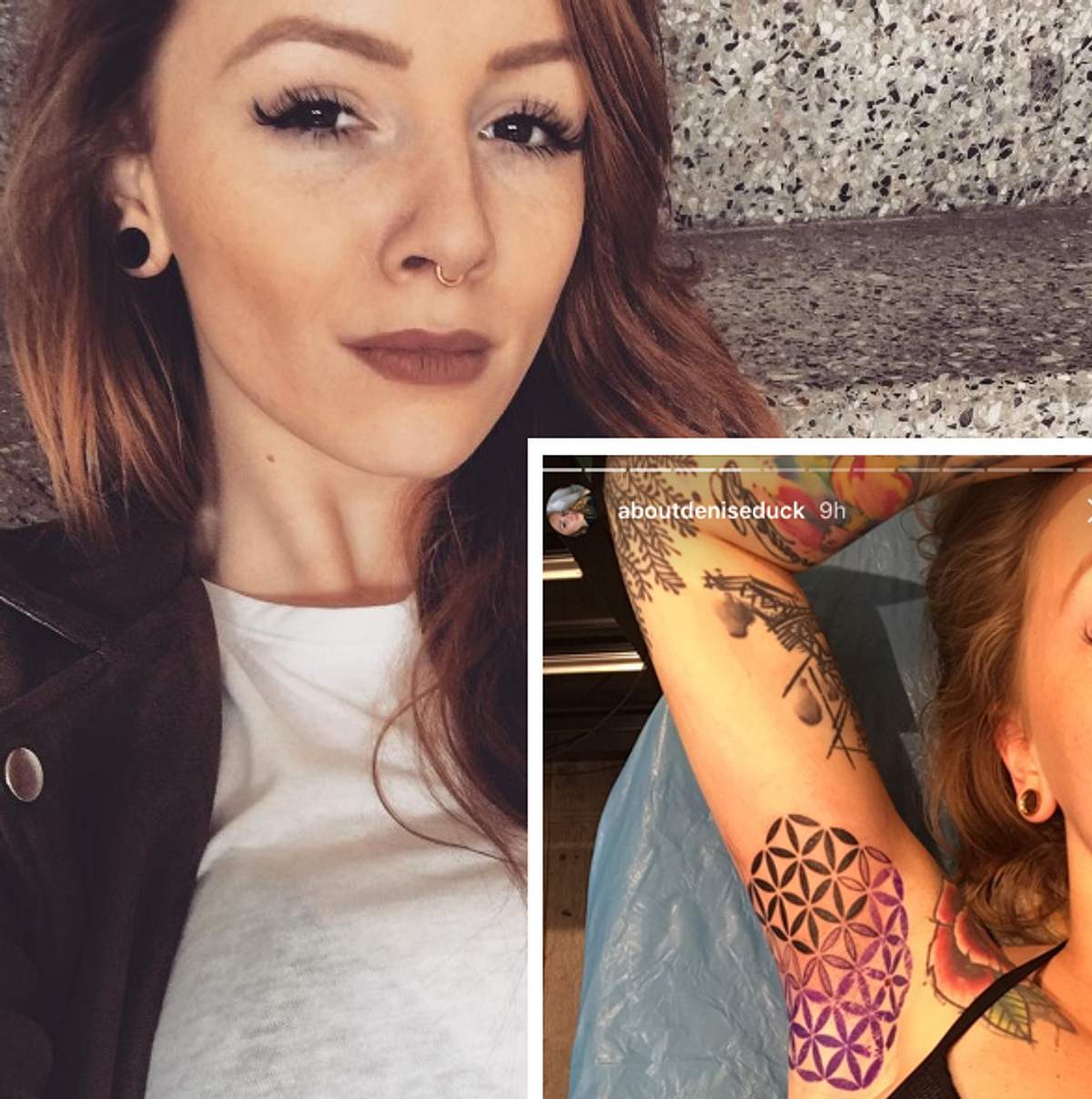 BTN Star Denise Duck hat ein neues Tattoo