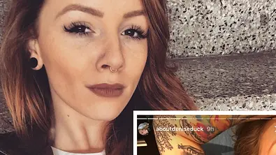 BTN Star Denise Duck hat ein neues Tattoo - Foto: instagram/aboutdeniseduck