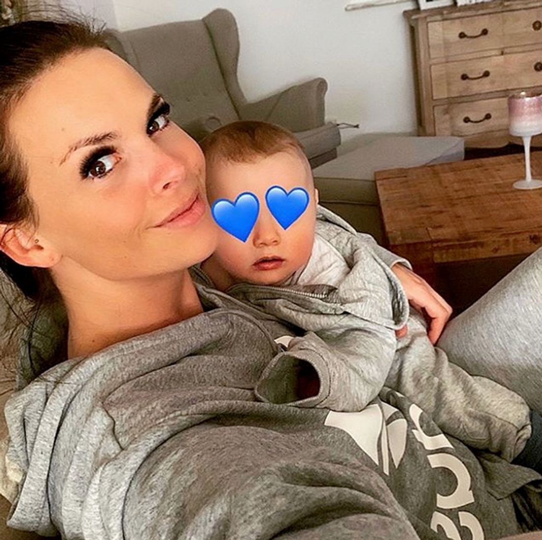 Der kleine Sohn von Denise Kappès kam im September 2018 zur Welt