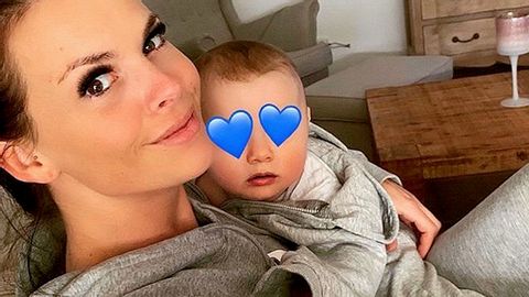 Der kleine Sohn von Denise Kappès kam im September 2018 zur Welt - Foto: Instagram/denise_temlitz_official