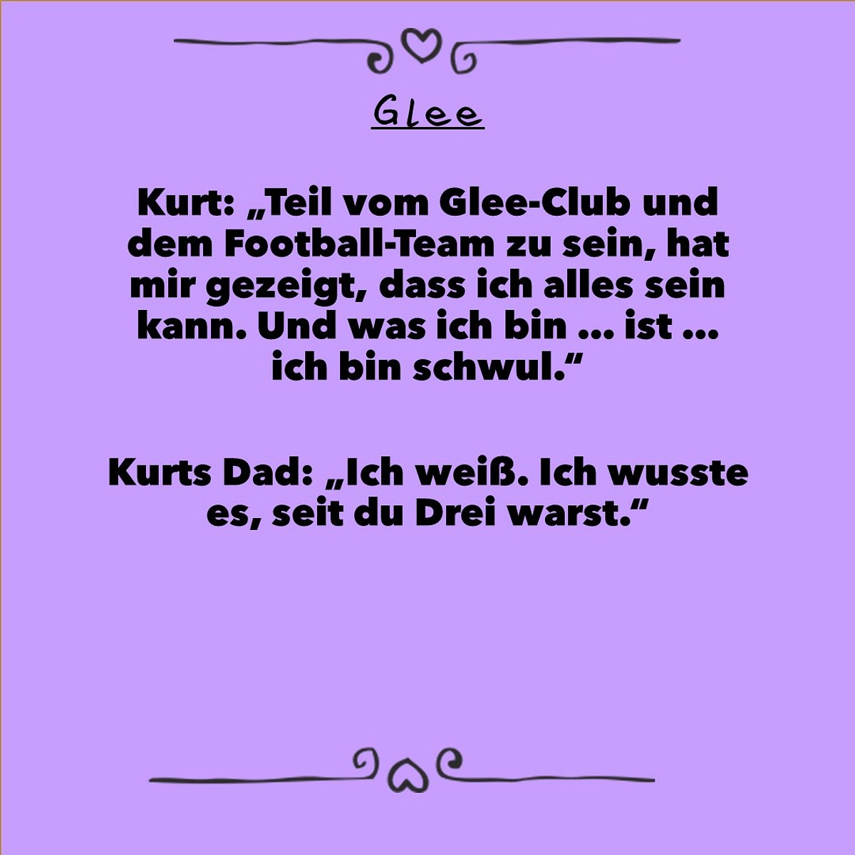 Die schönsten Coming-Outs: Kurt in „Glee“