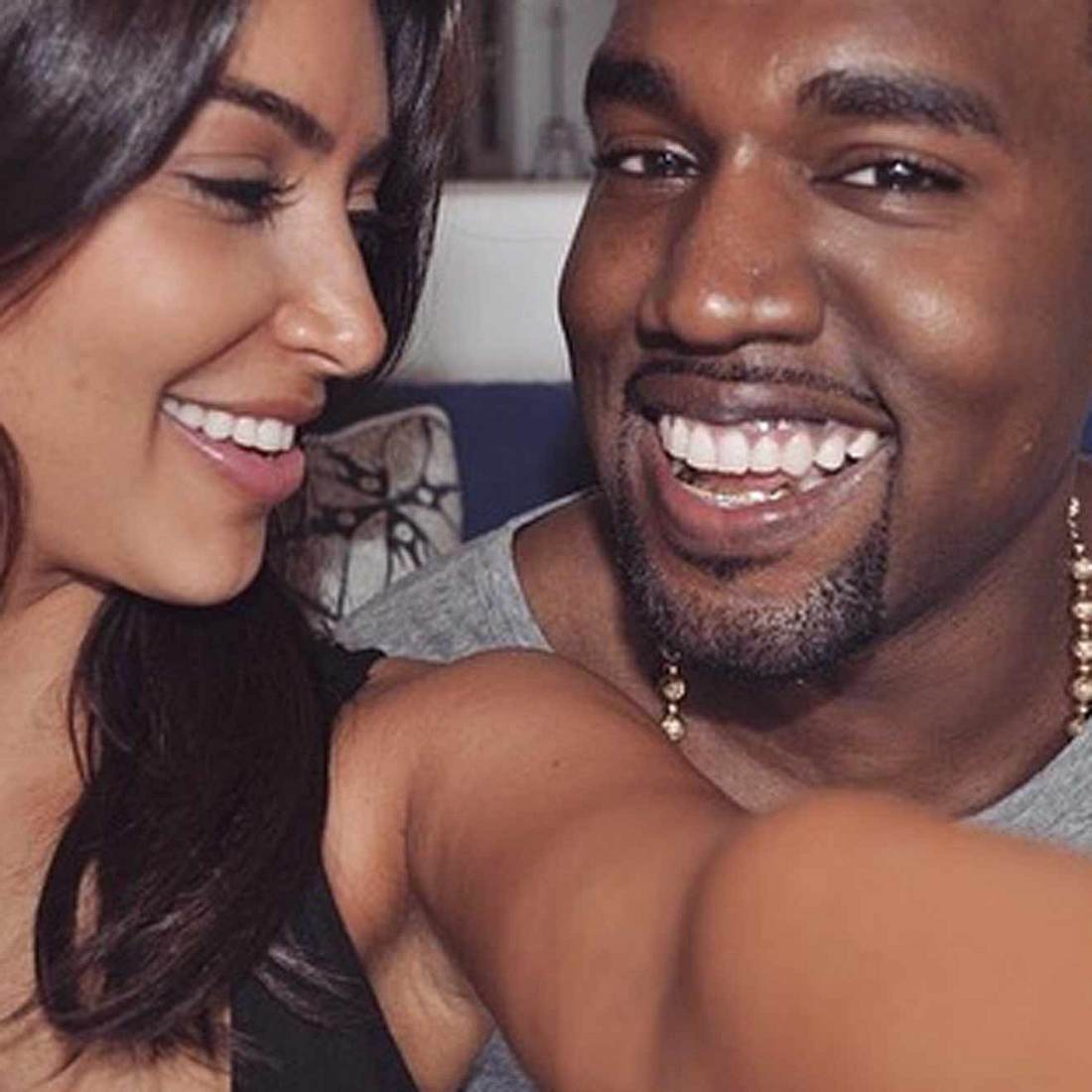 Die süßesten Valentinstags-Fotos der Stars Kim Kardashian Kanye West