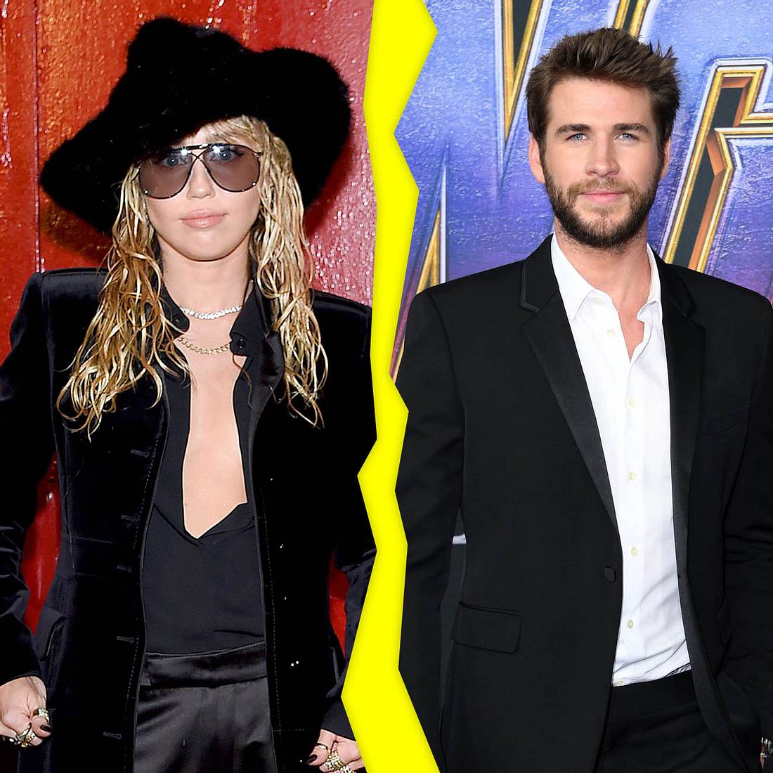 Die traurigsten Promi-Trennungen 2019 Miley Cyrus und Liam Hemsworth