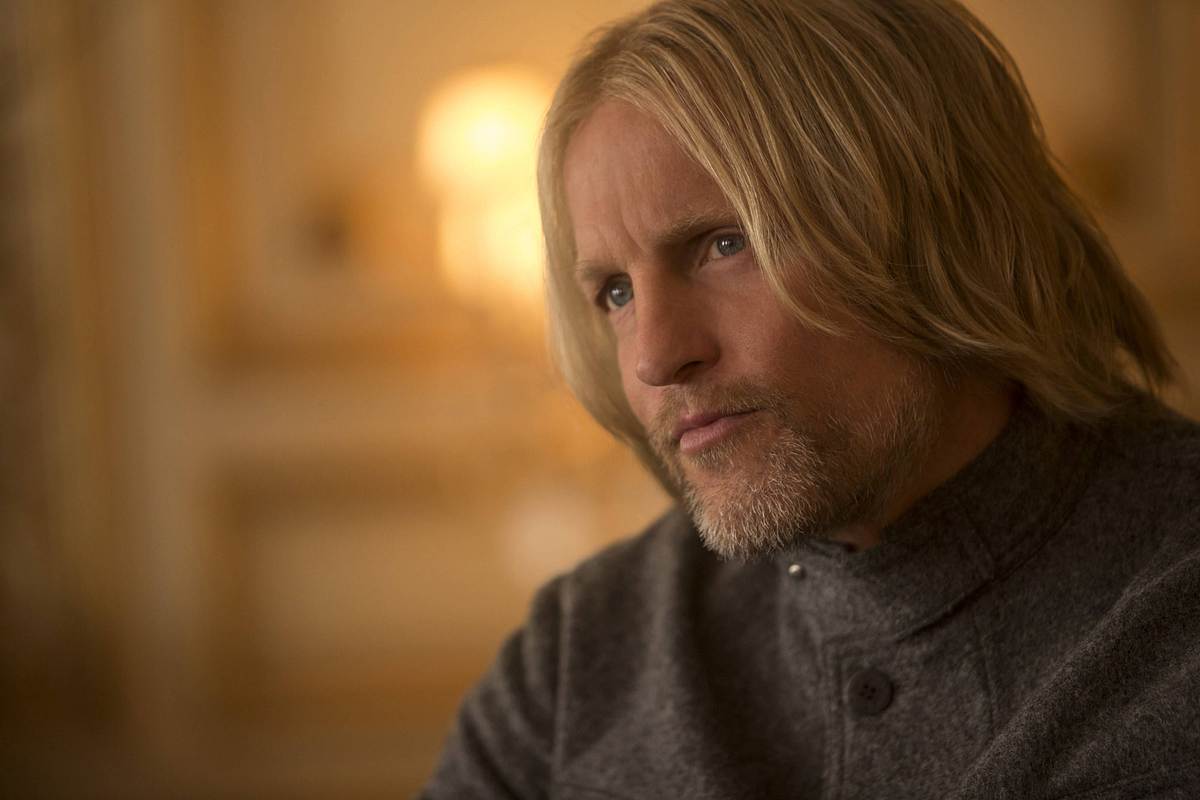 Man sieht Woody Harrelson als Haymitch in „Die Tribute von Panem“