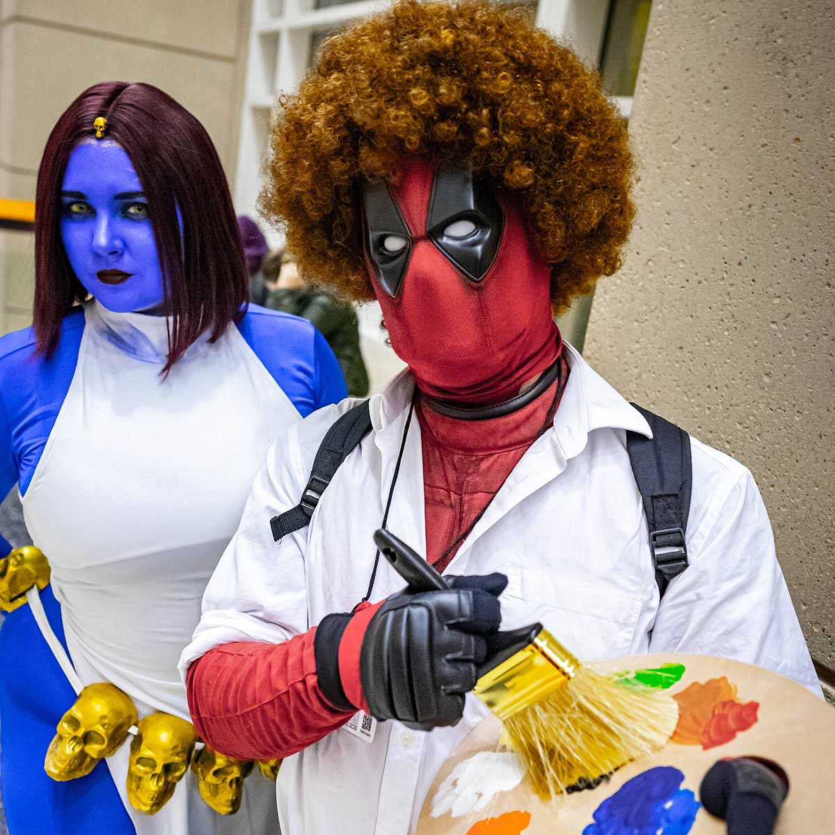 Die witzigsten & coolsten Cosplays: Bob-Ross-Deadpool