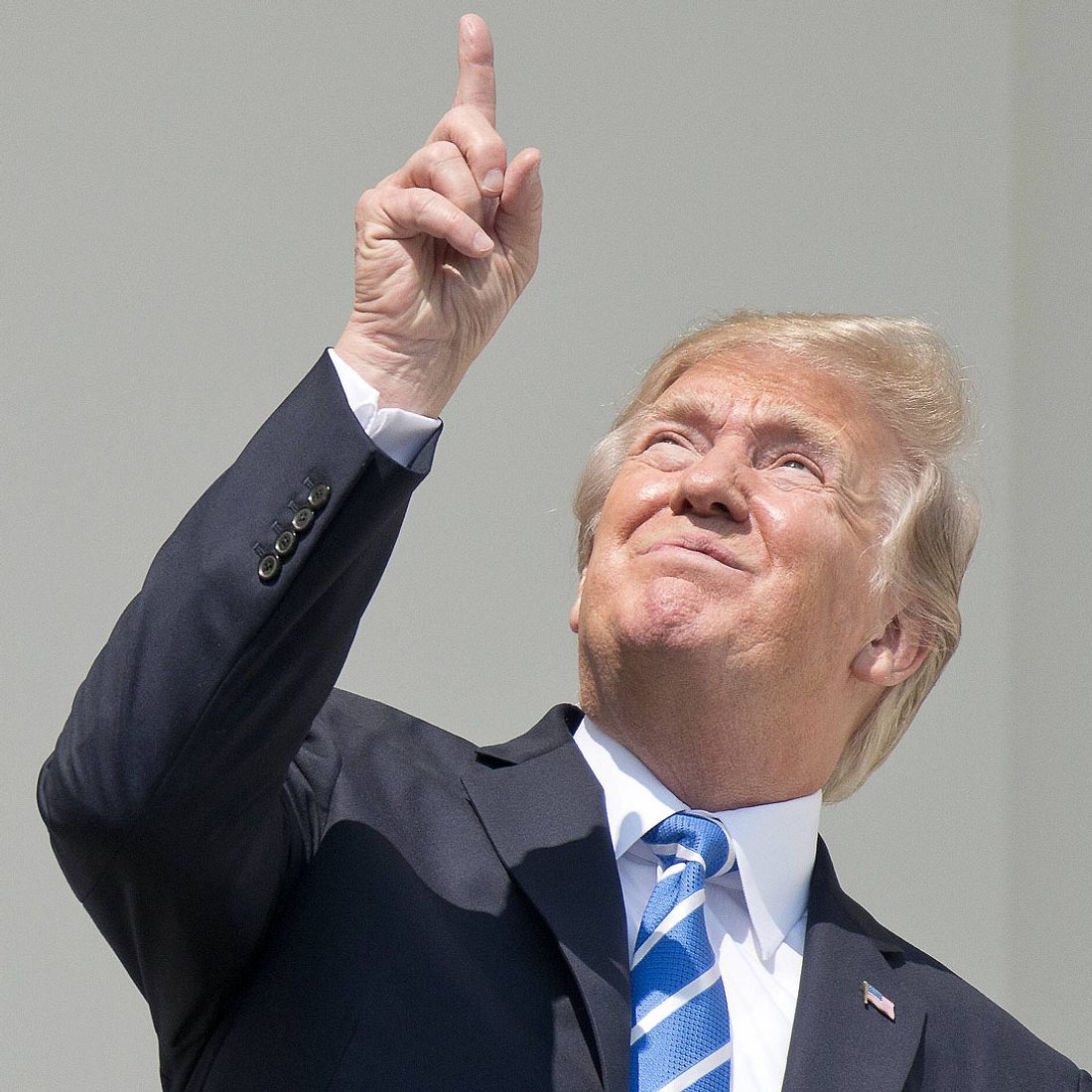 Donald Trump peinliche Momente: Sonnenfinsternis-Panne